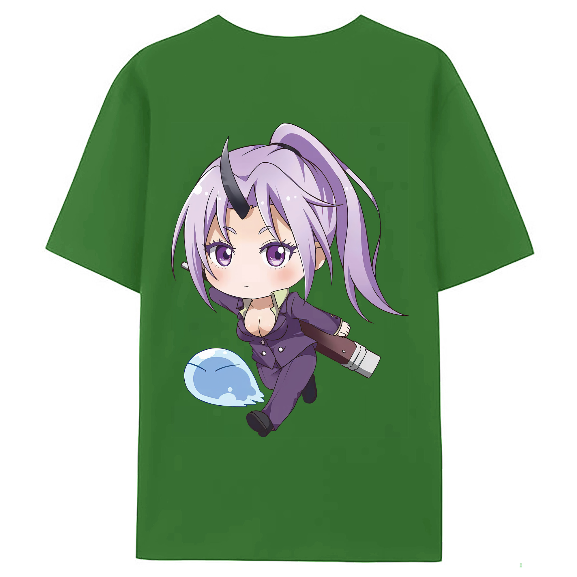 （画像用） 転スラ Regarding Reincarnated to Slime レディース半袖Tシャツ(バックプリント)